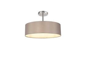 DK0738  Baymont 45cm, Semi Flush 5 Light Polished Chrome, White